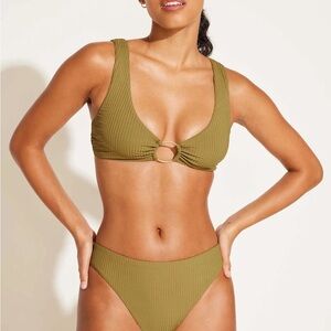 Vitamin A Swimsuit - Avocado Ecorib Bikini Set